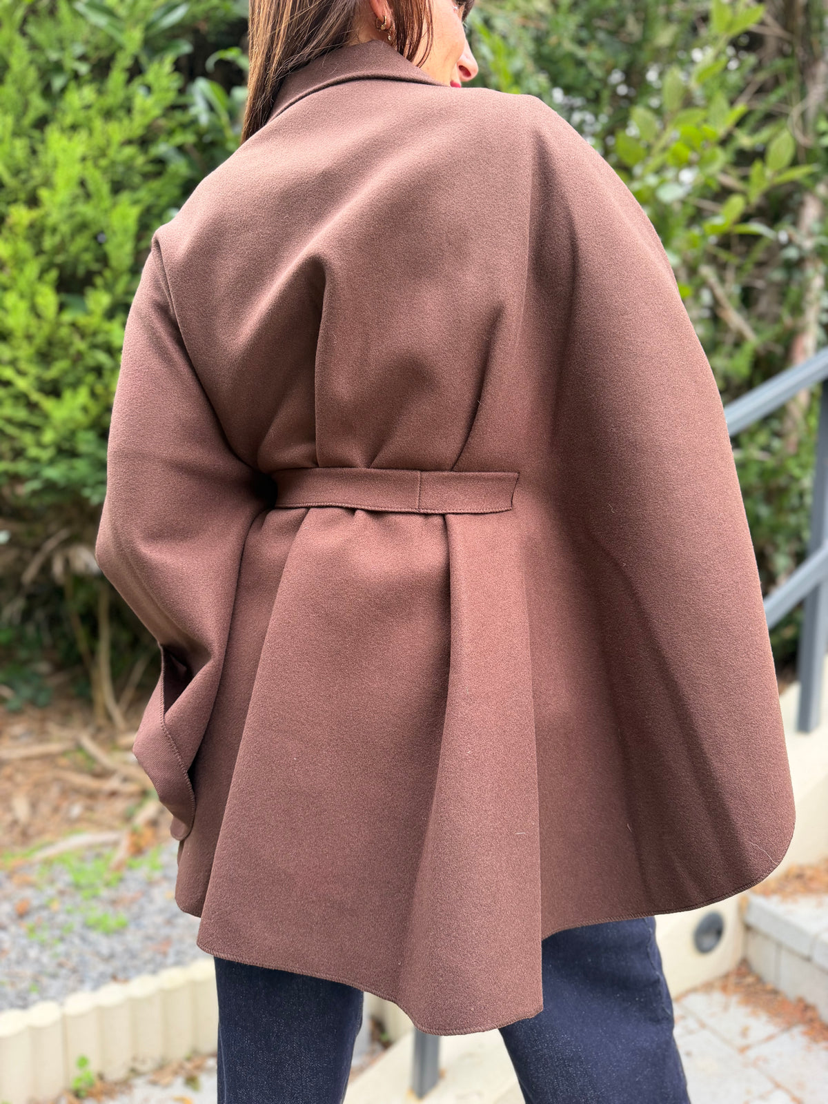 Manteau Cape Chocolat