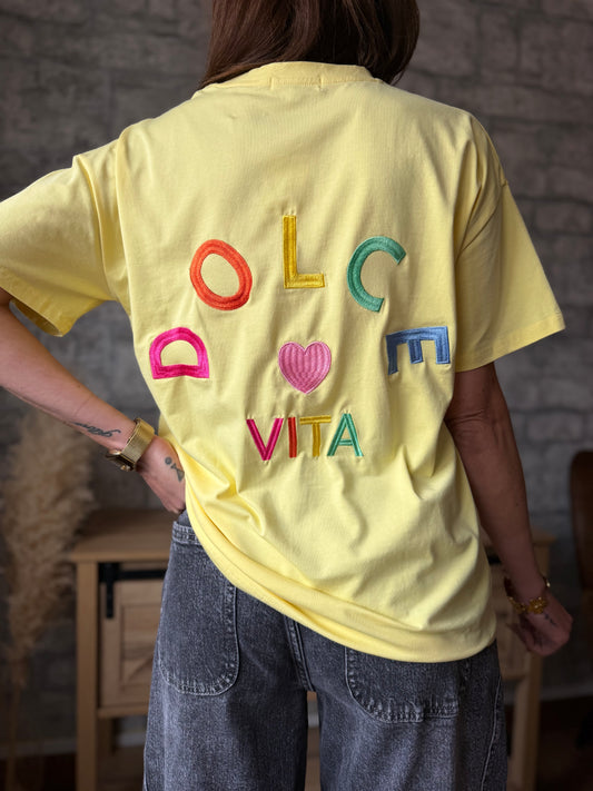 T Shirt Dolce Vita Jaune