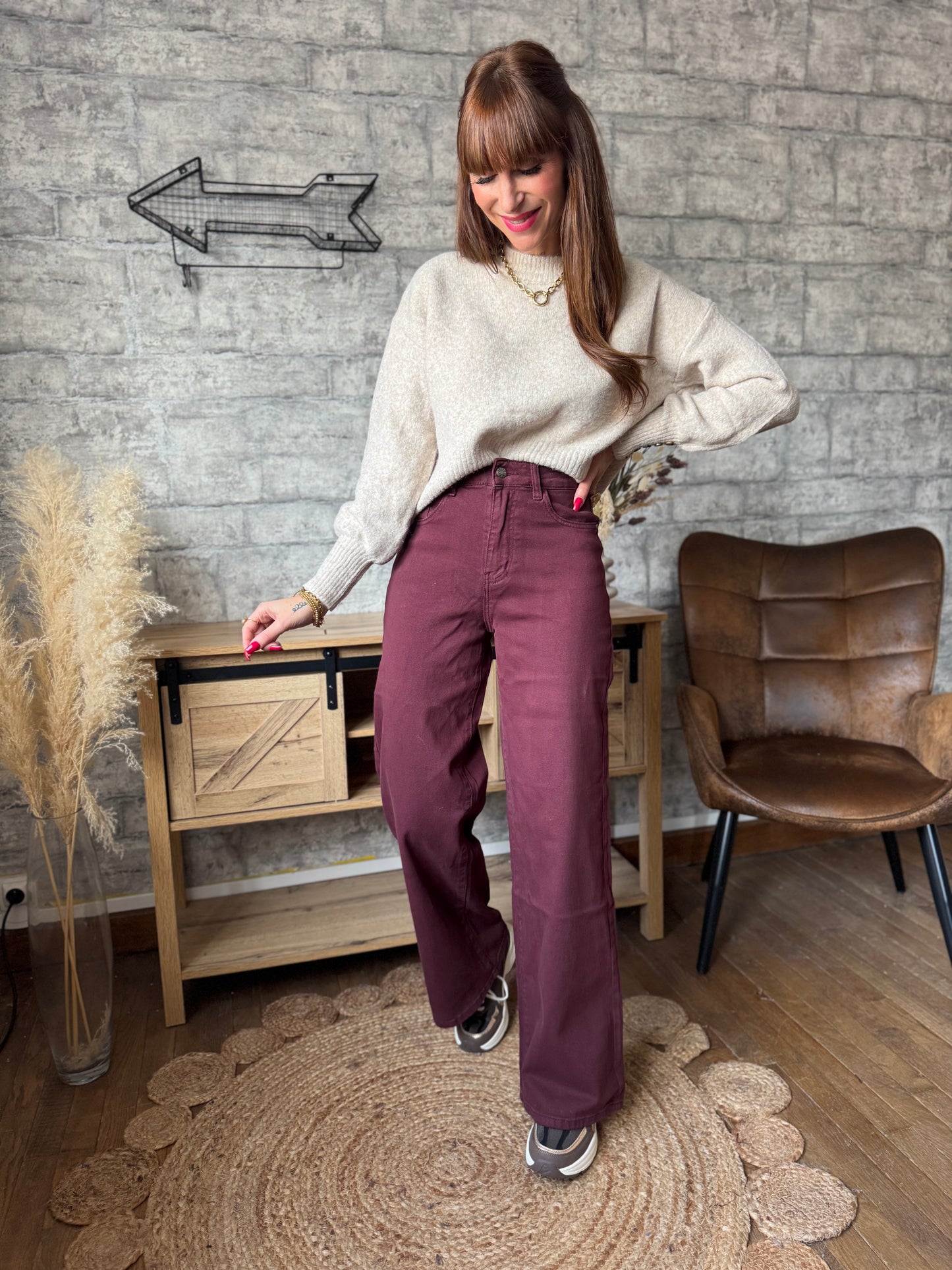 Jean's Wide Leg Prune (taille 42)