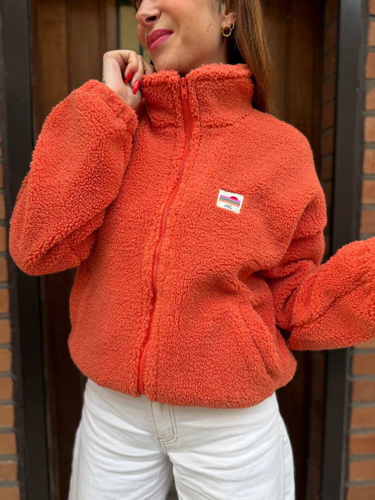 Veste Teddy Orange