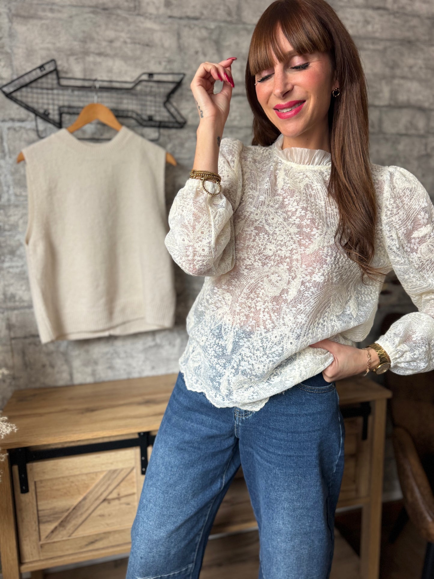 Pull Mario Ecru (2 en 1)