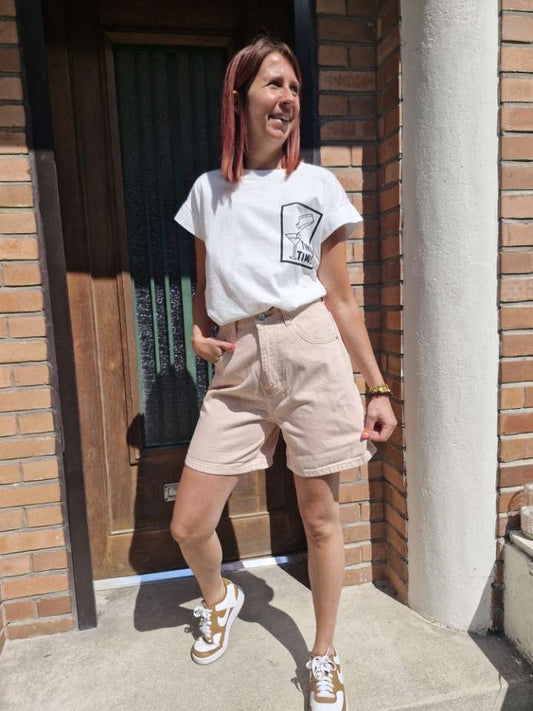 Short Léo Rose