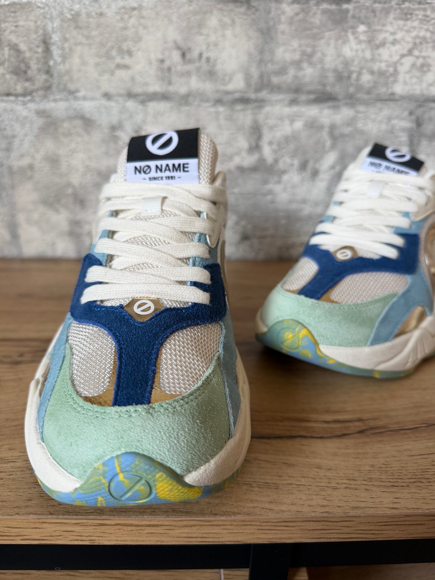 Basket No Name Krazee Runner Bleu