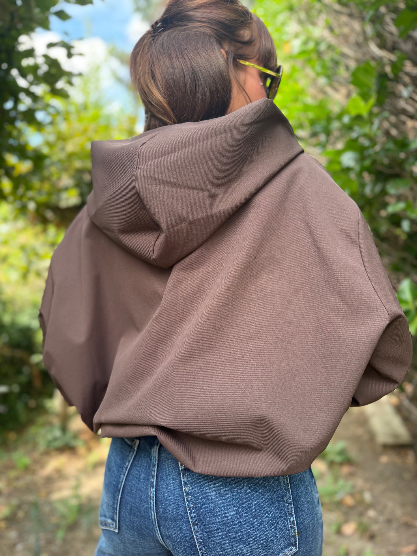 Veste Capuche Chocolat