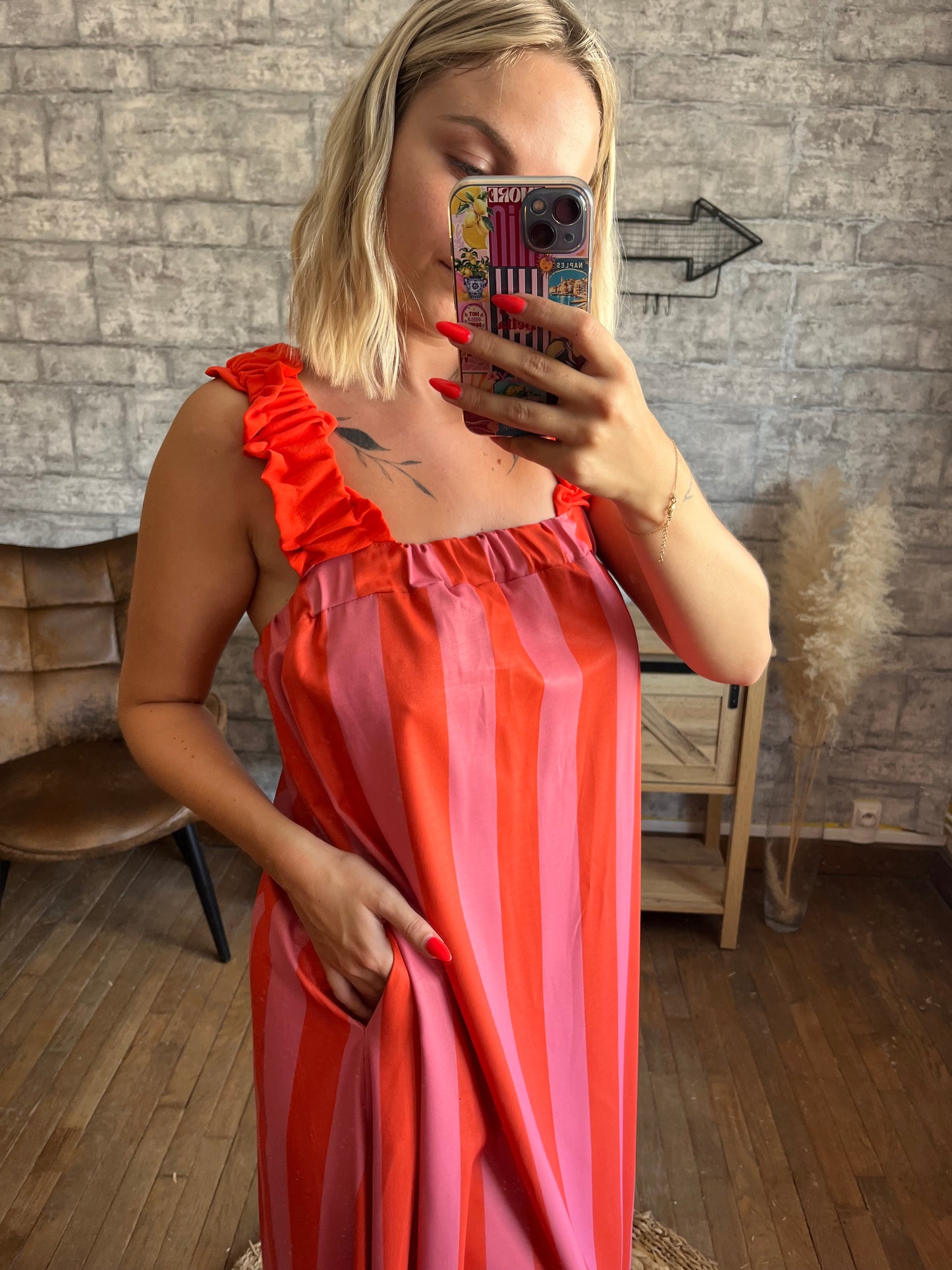 Robe Clémence Orange