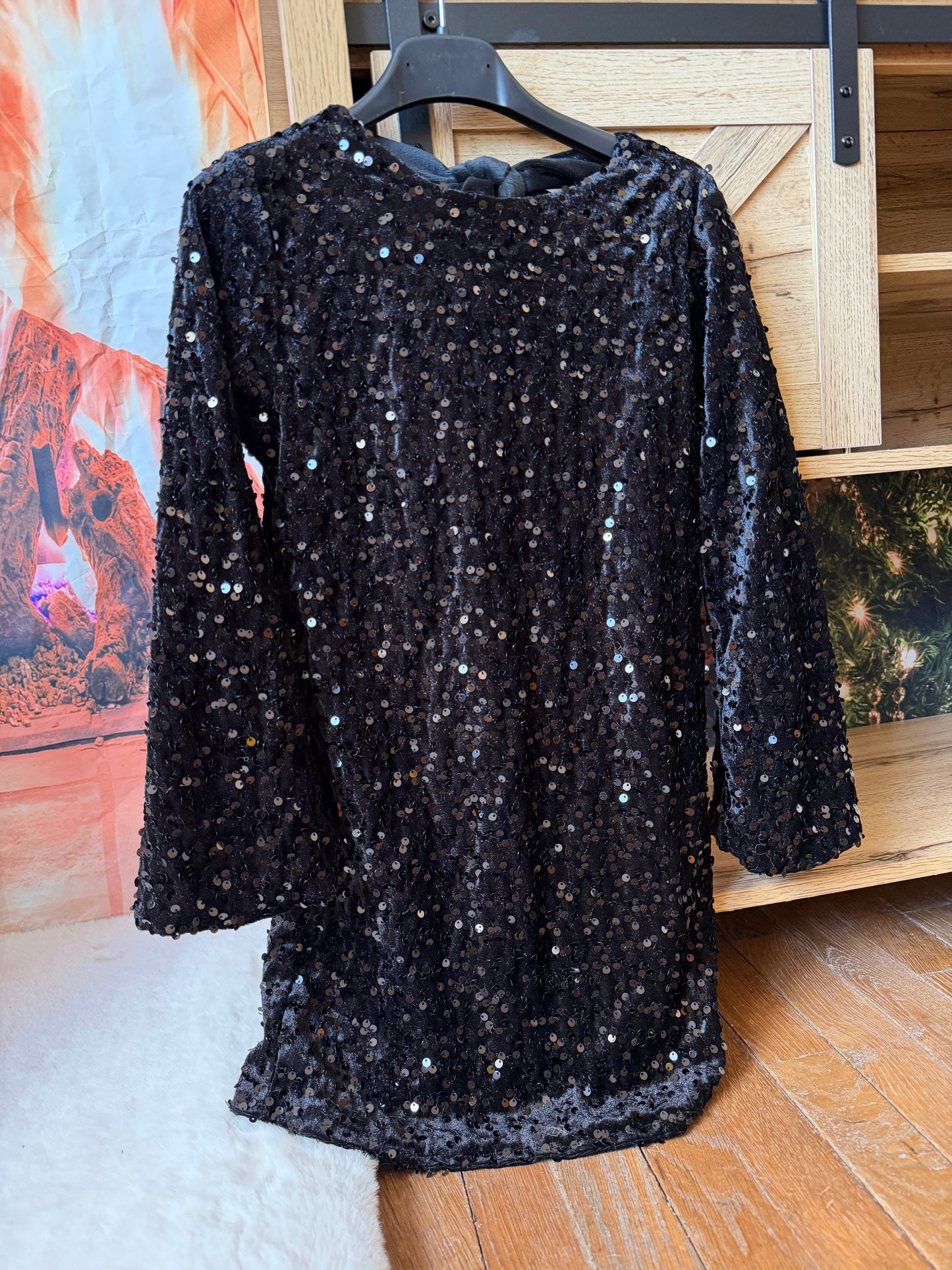 Robe Sequin dos Noeud ENFANT