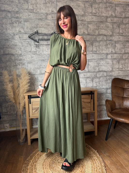Ensemble Tom Boucle Kaki