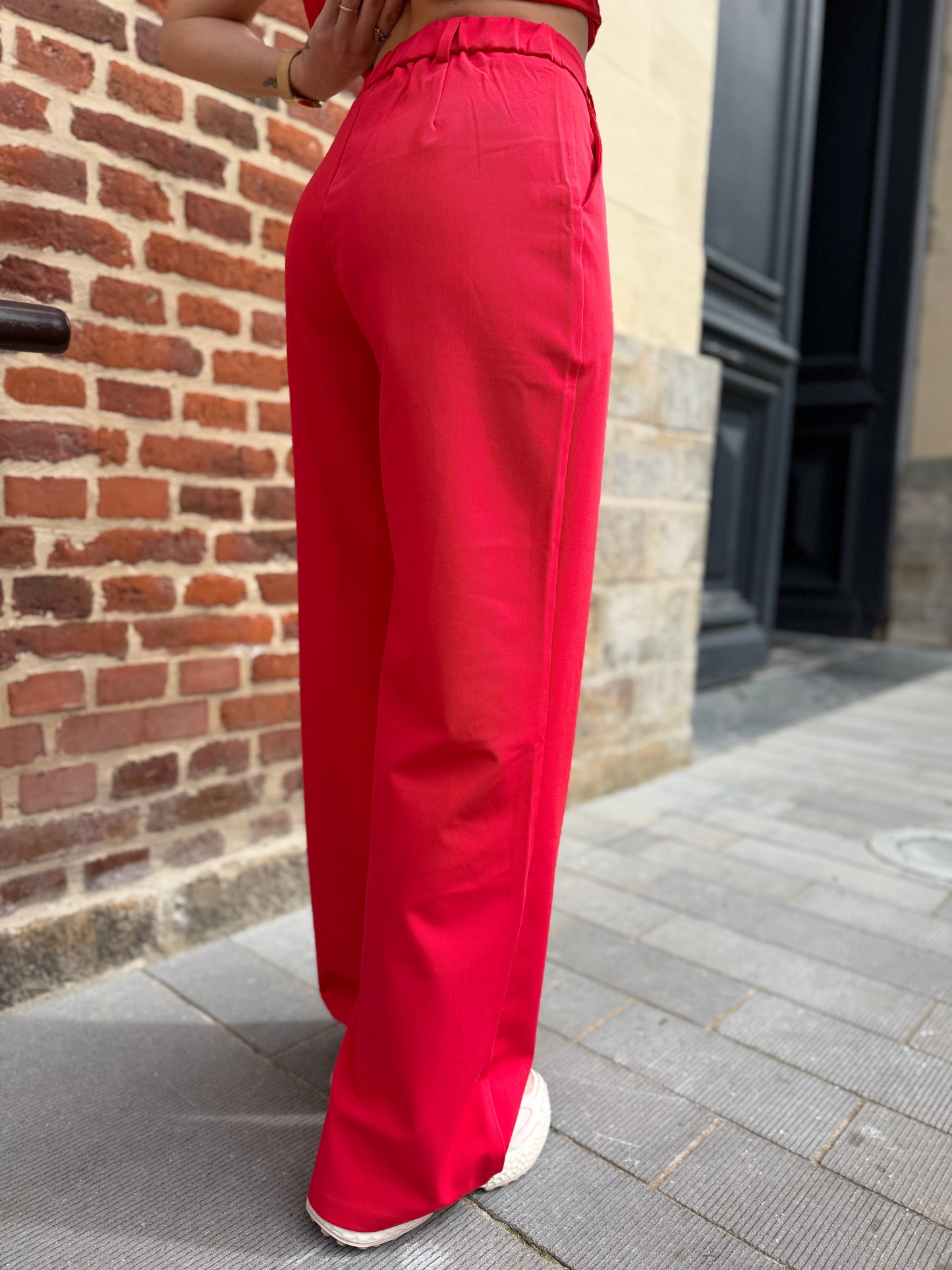 Pantalon Arnold Rouge