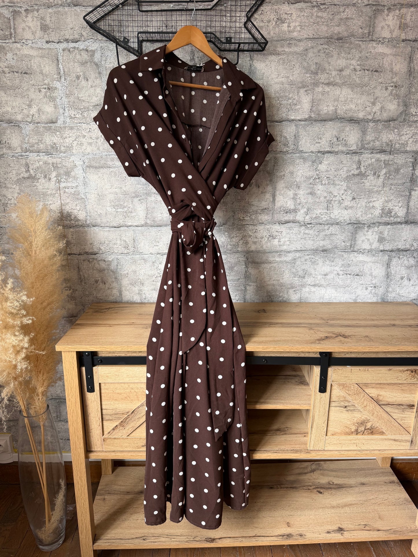 Robe Louise Choco Pois