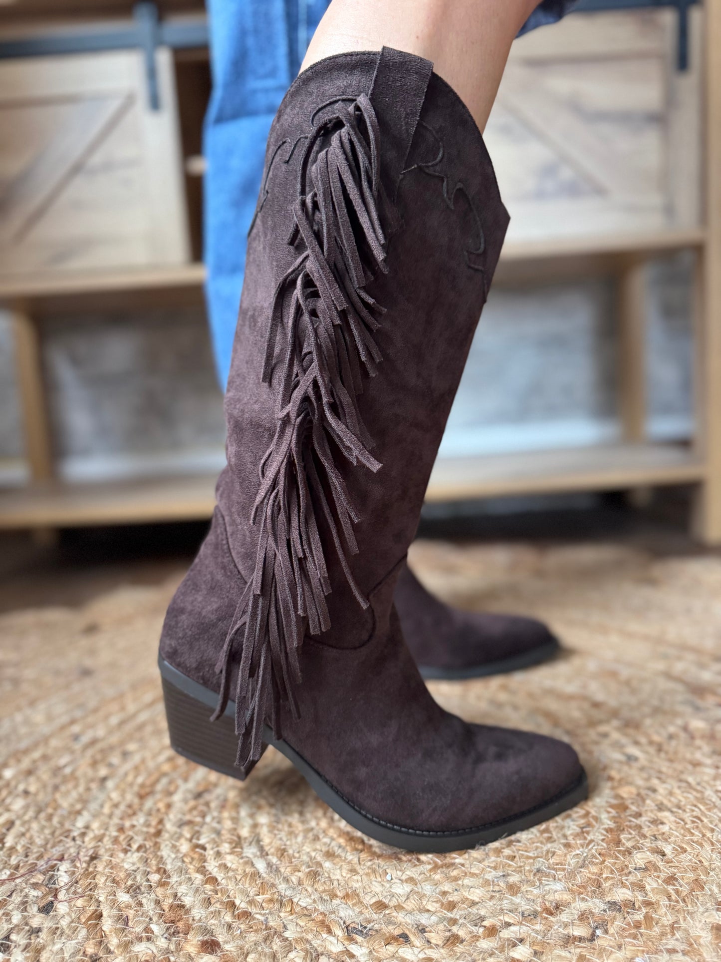 Botte Santiag Frange