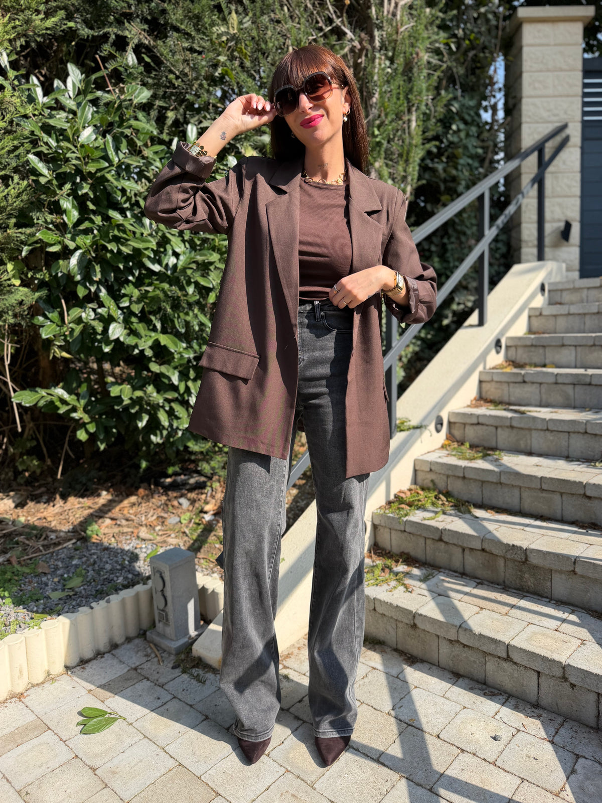 Blazer Michel Chocolat