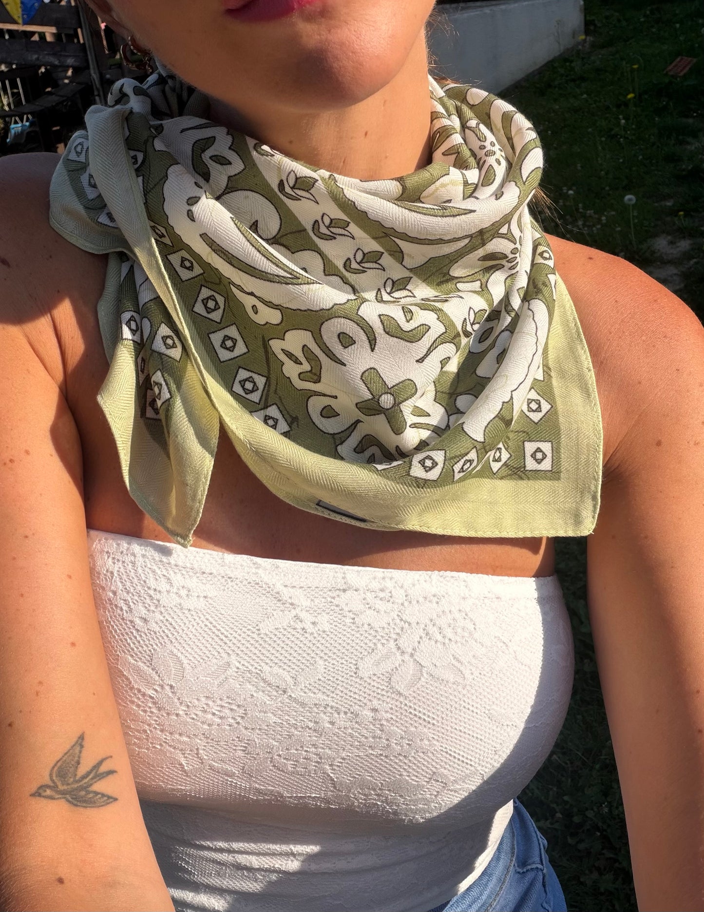 Foulard Maddy Kaki