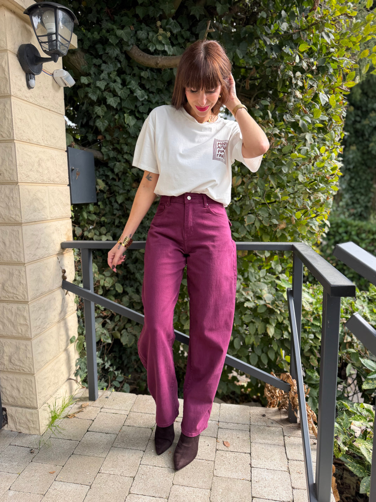 Jean’s Ballon Poche Prune