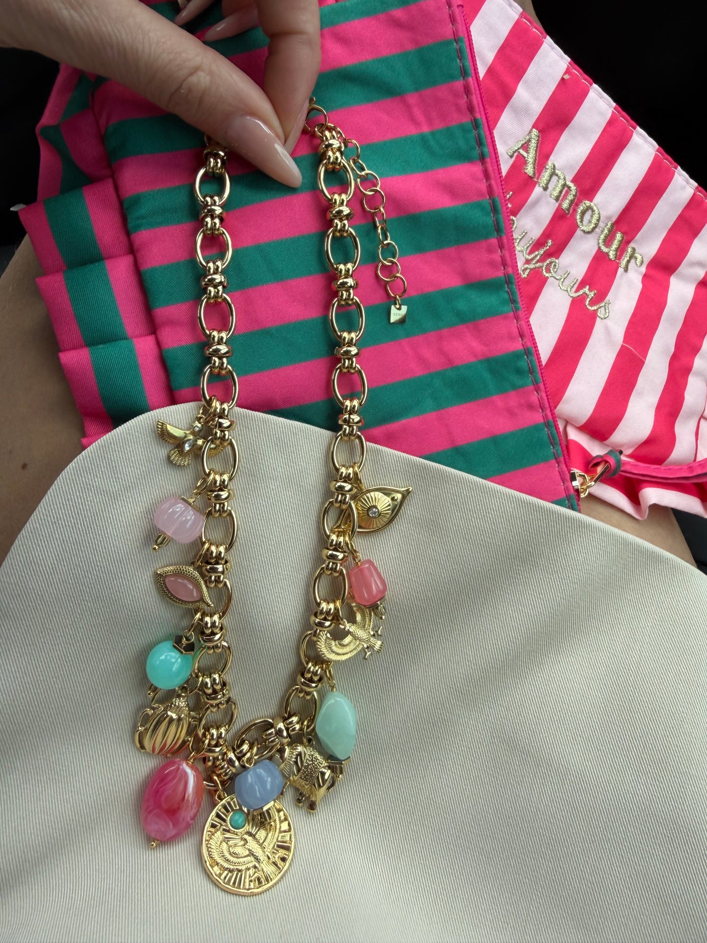 Collier Breloques Premium