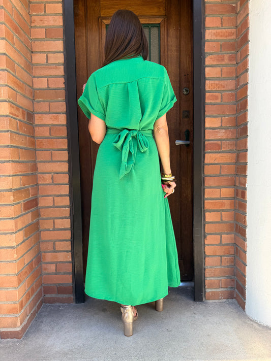 Robe Louise Vert
