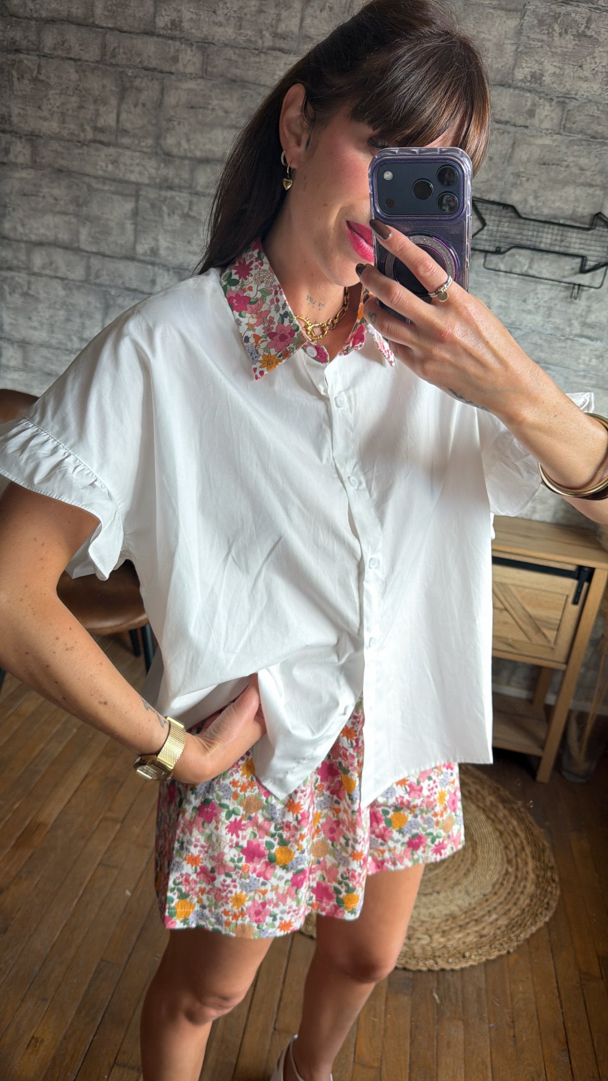 Chemise Liberty Rose