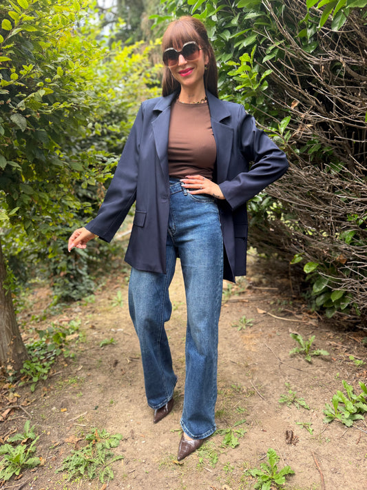 Blazer Michel Bleu Marine