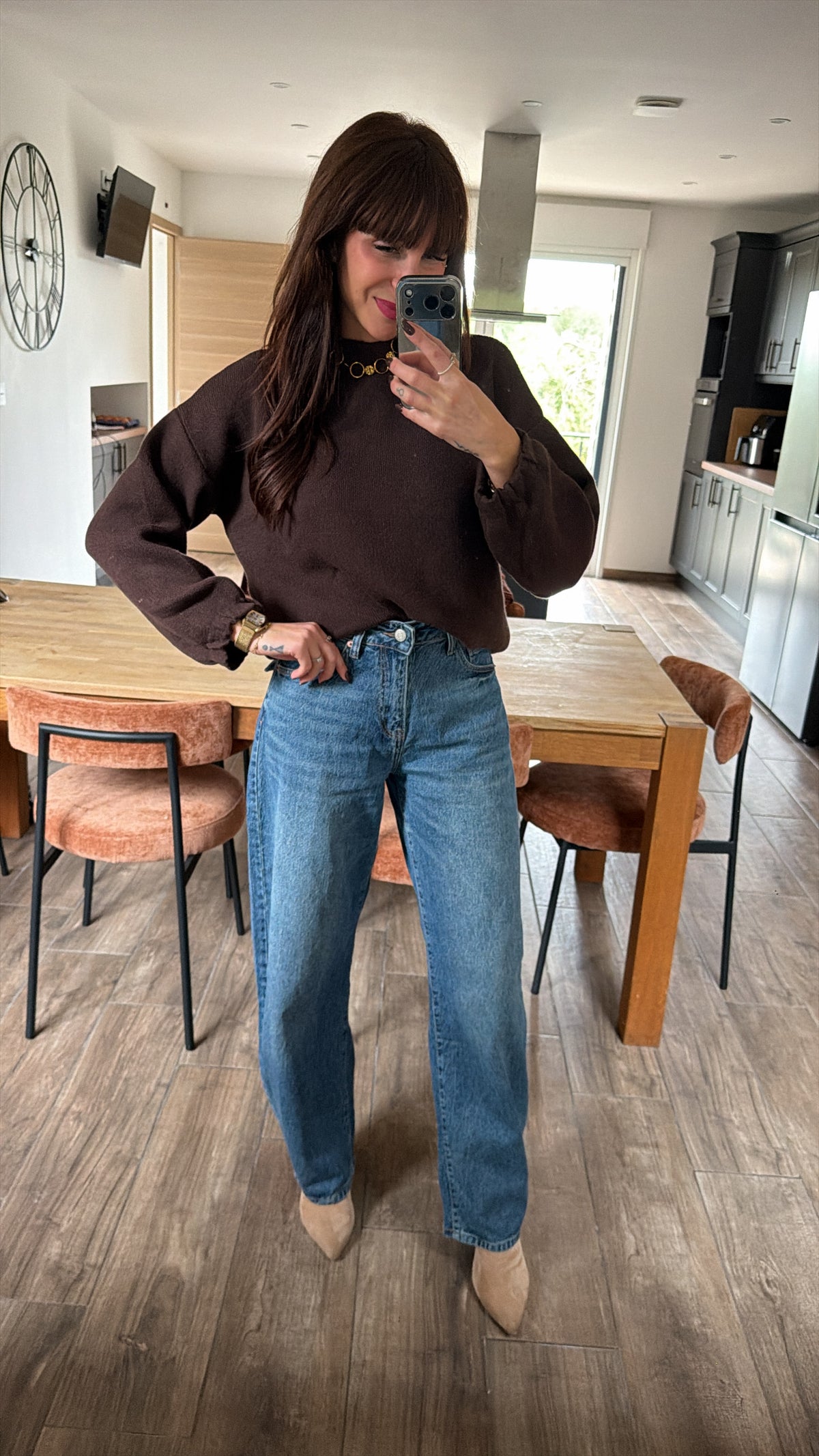 Pull Léo Chocolat