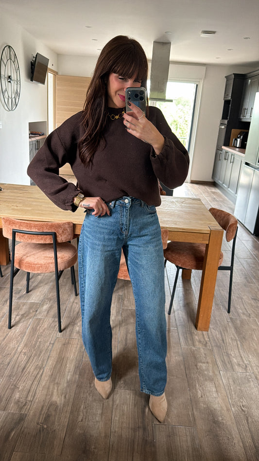 Pull Léo Chocolat