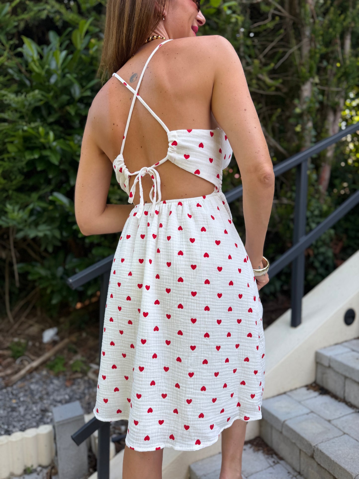Robe Dos Croisé Cœur