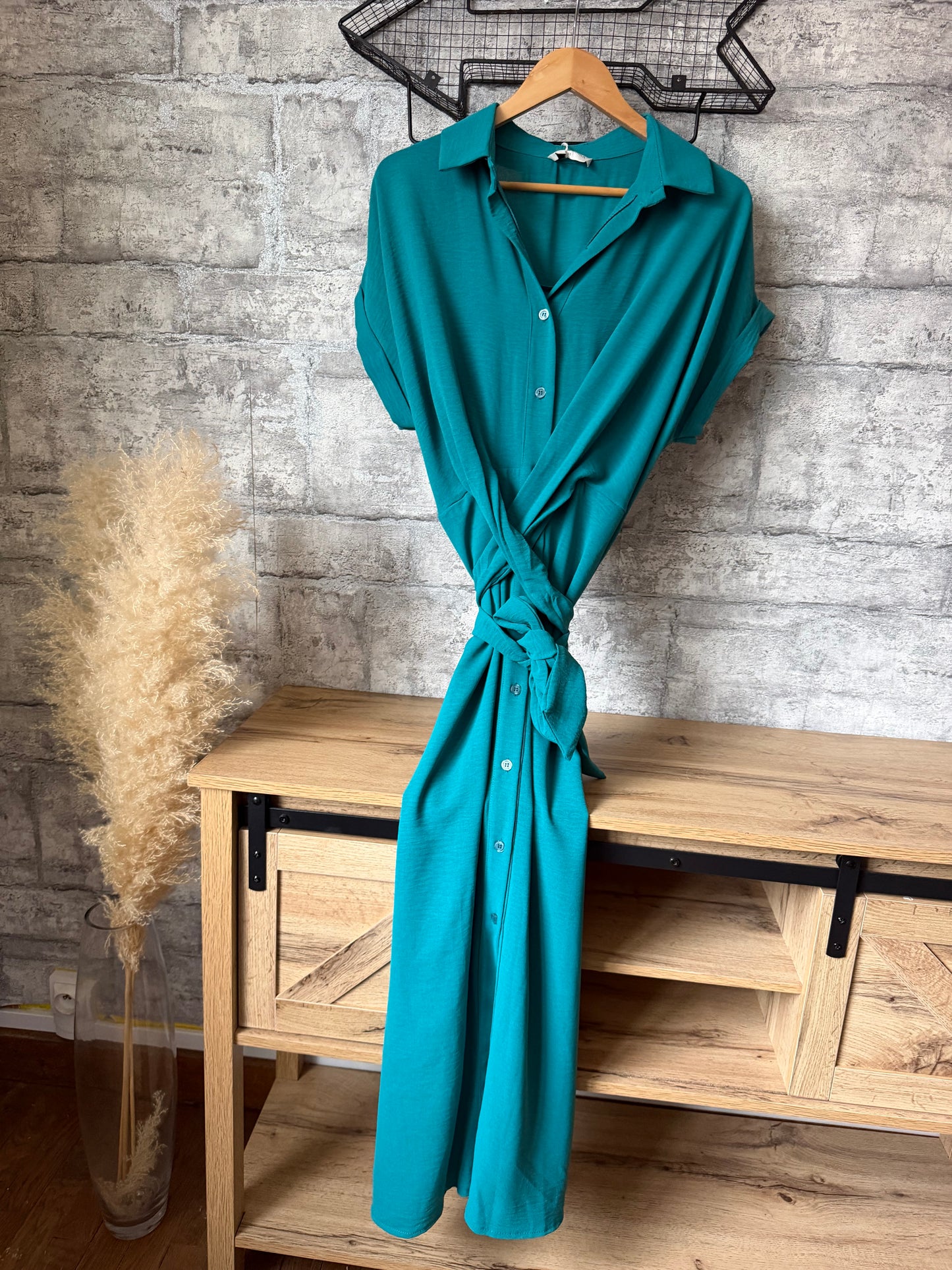 Robe Louise Bleu Pétrole