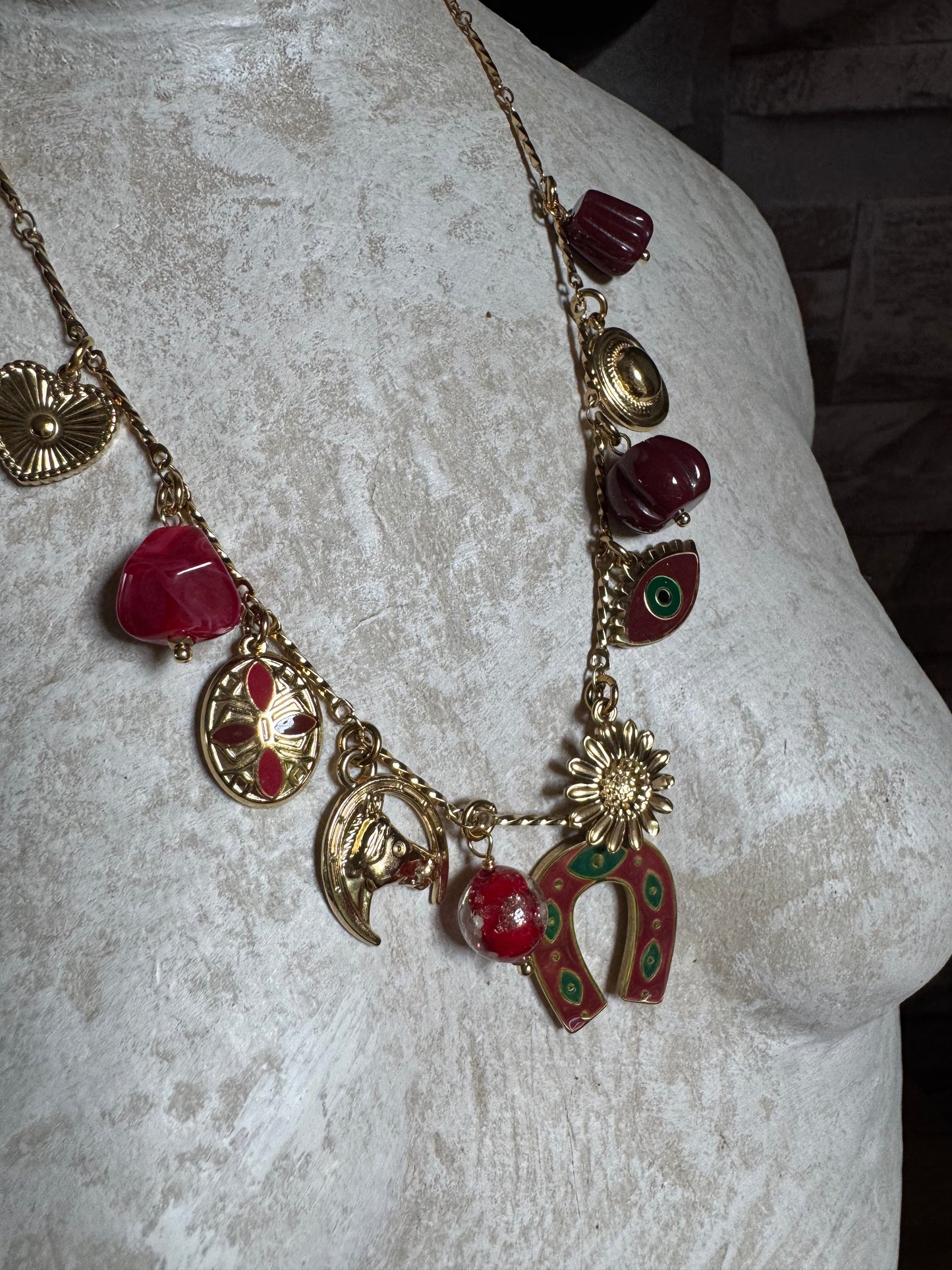 Collier Breloque Western