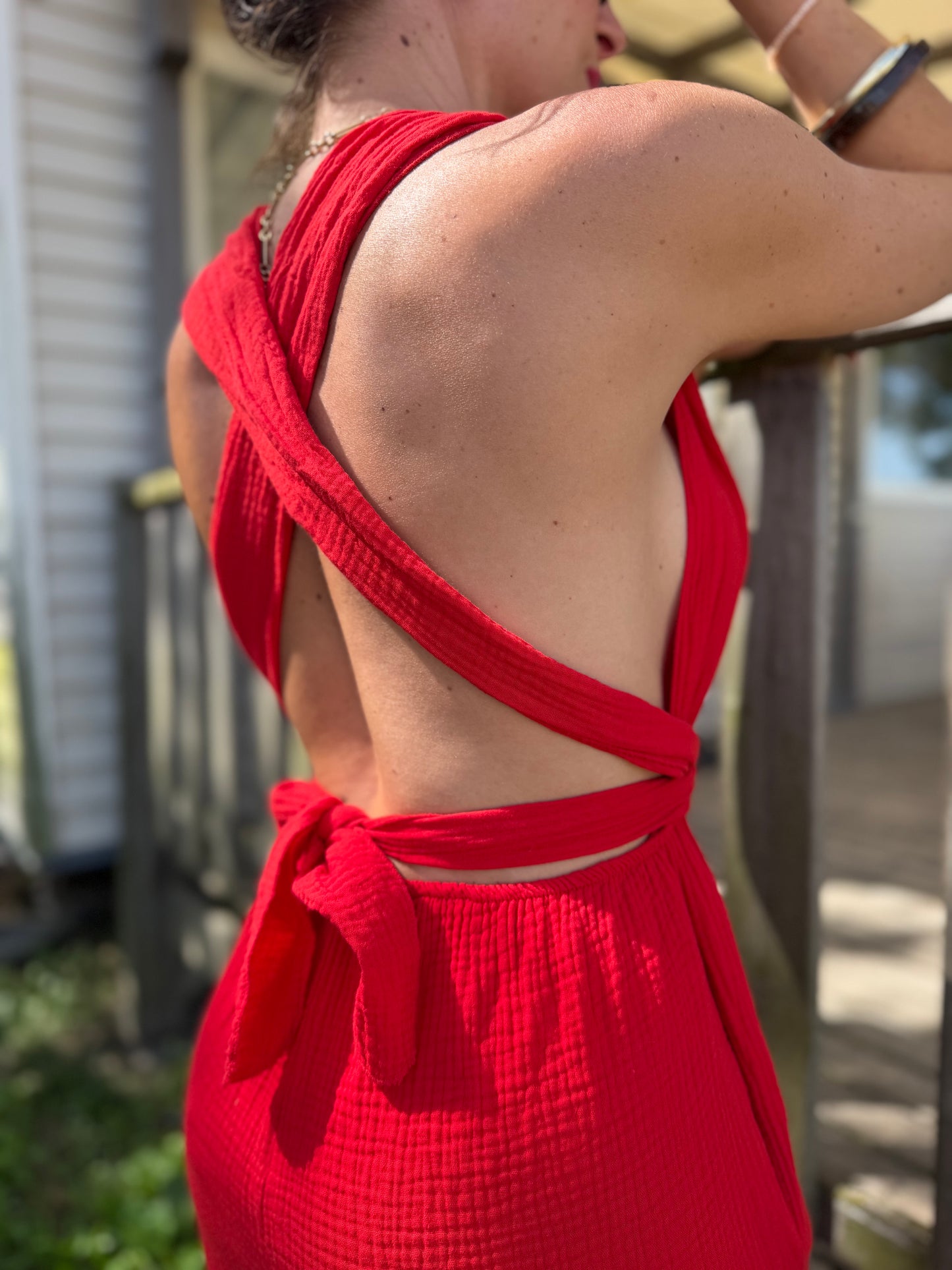 Combinaison Unie Rouge