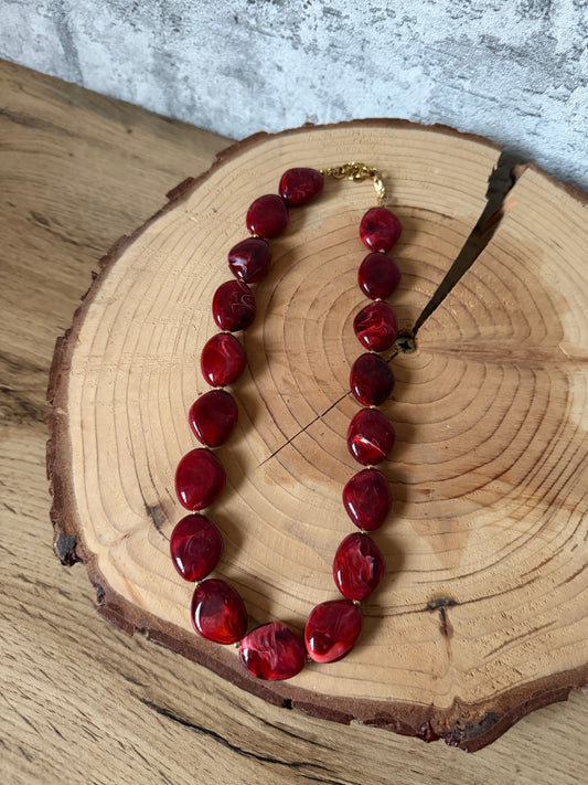 Collier Pierre Rouge