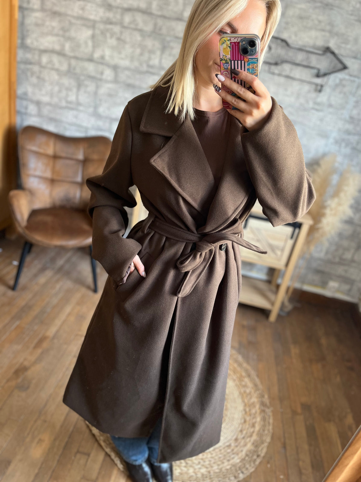 Trench Antony chocolat