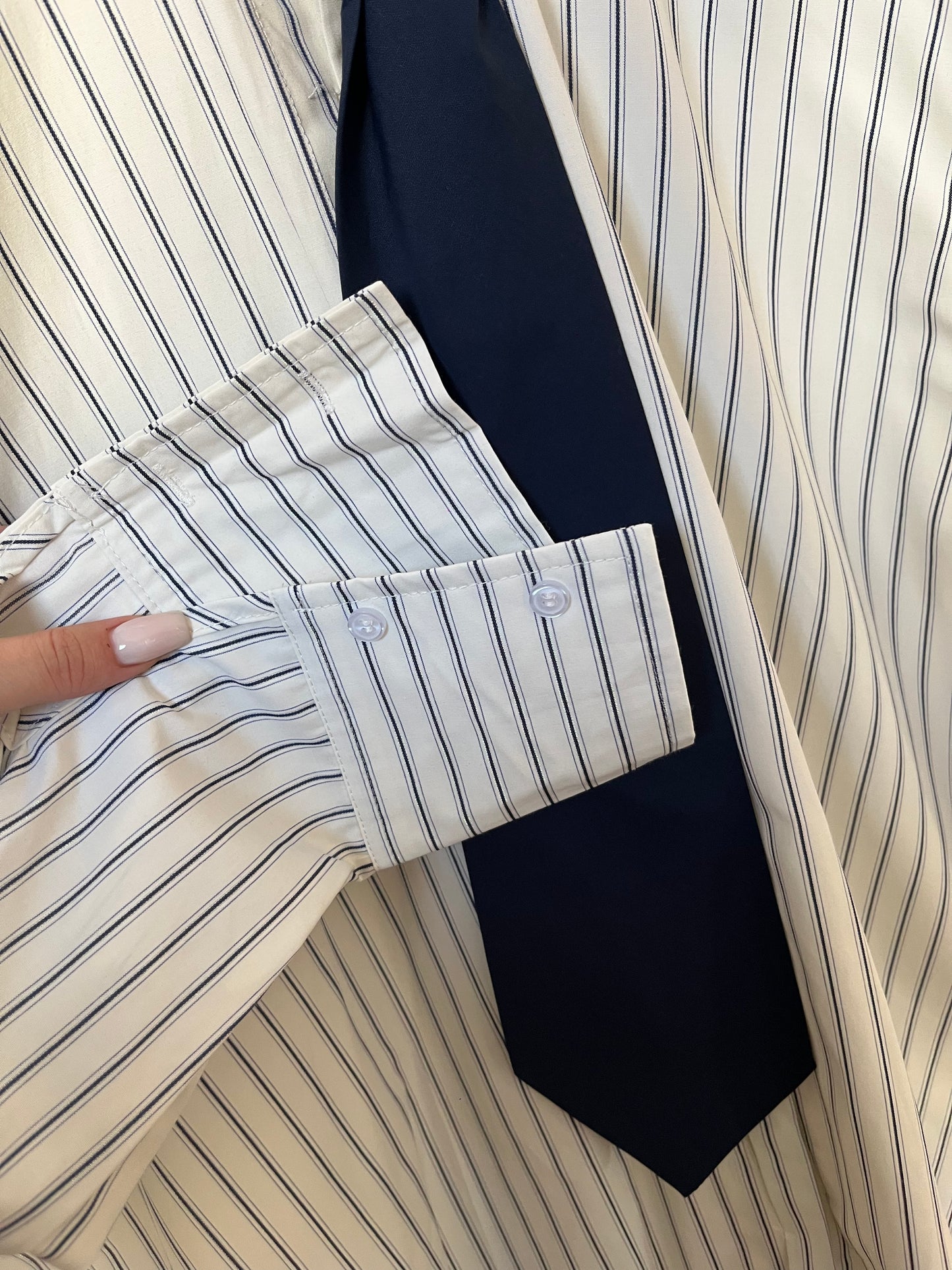 Chemise Cravate Blanc