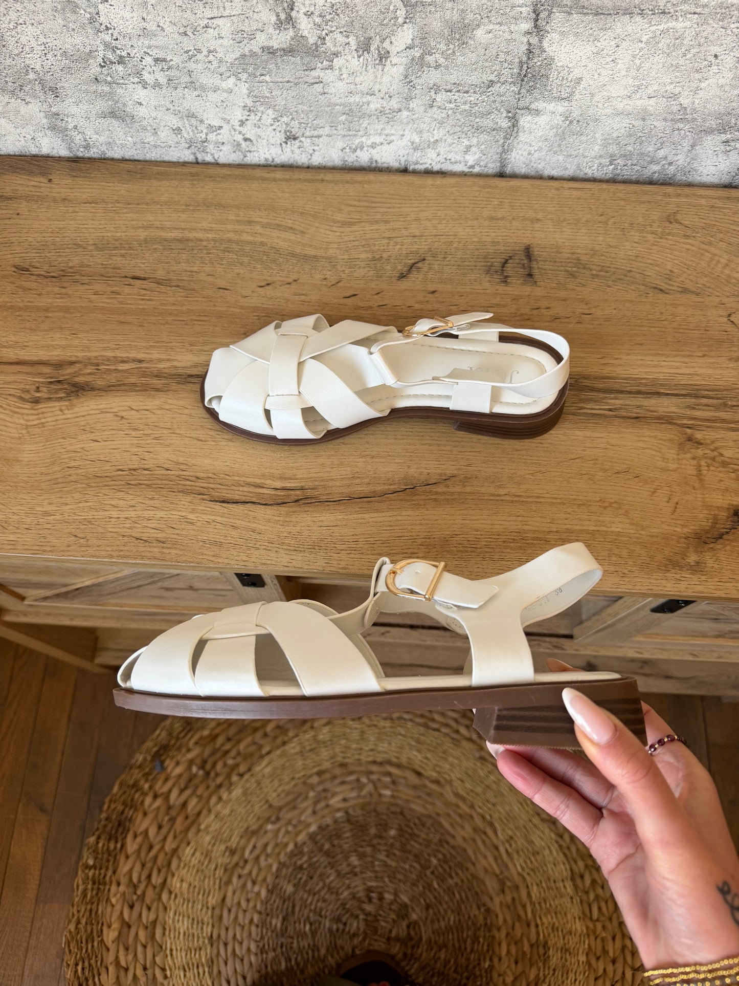 Sandales Salomé Blanc