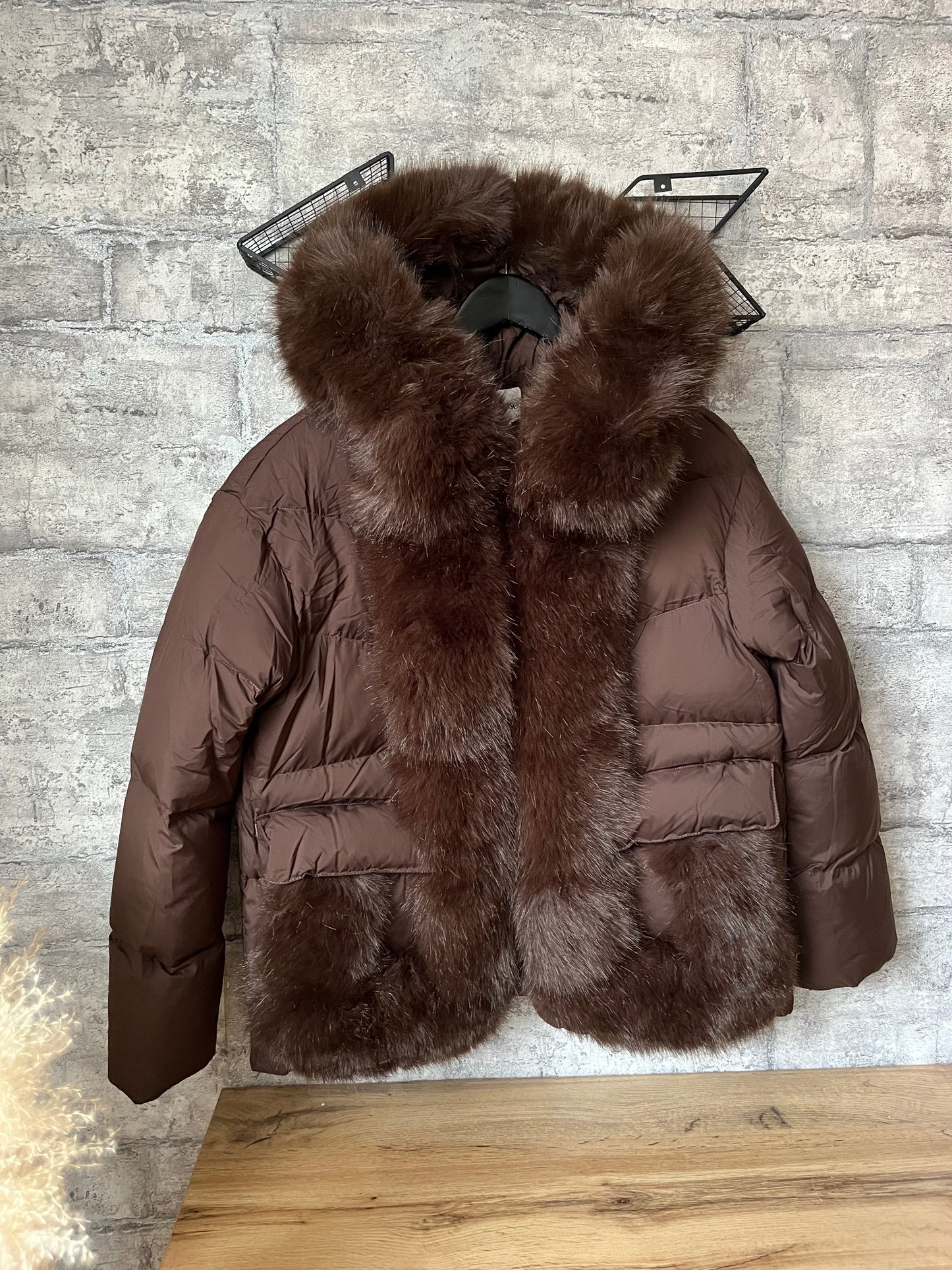 Doudoune Paloma Chocolat  (fourrure amovible)