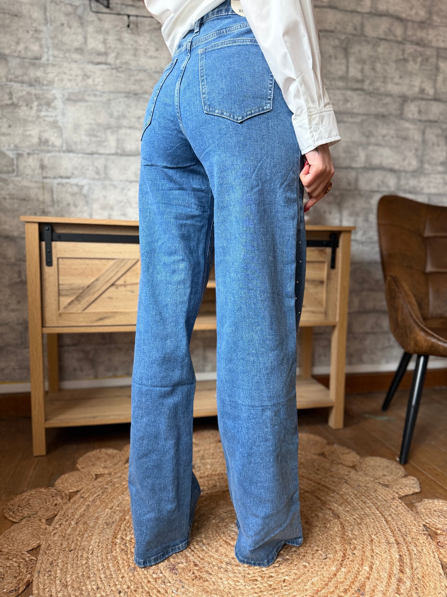 Jean's Strass Extra long (taille 40 et 42)