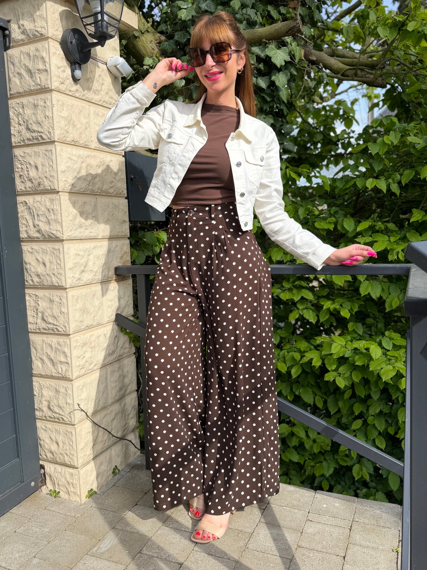 Pantalon Pois Chocolat