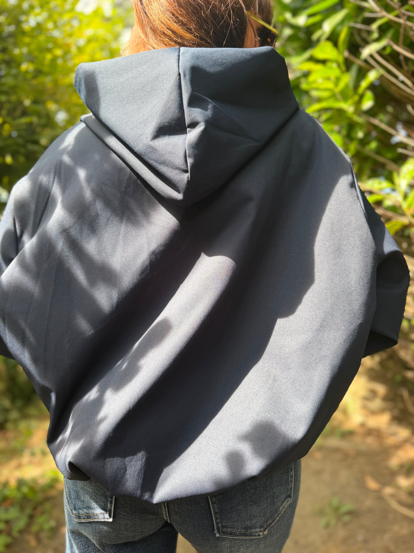 Veste Capuche Bleu Marine
