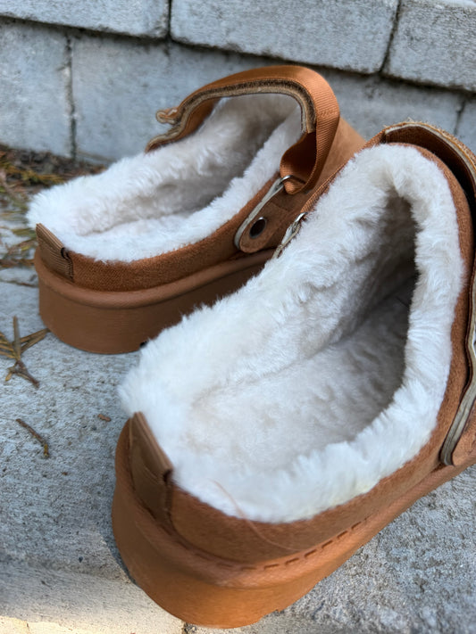 Mule Fourée Bride Camel
