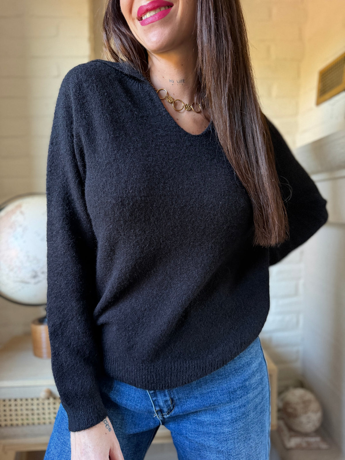 Pull Polo Noir