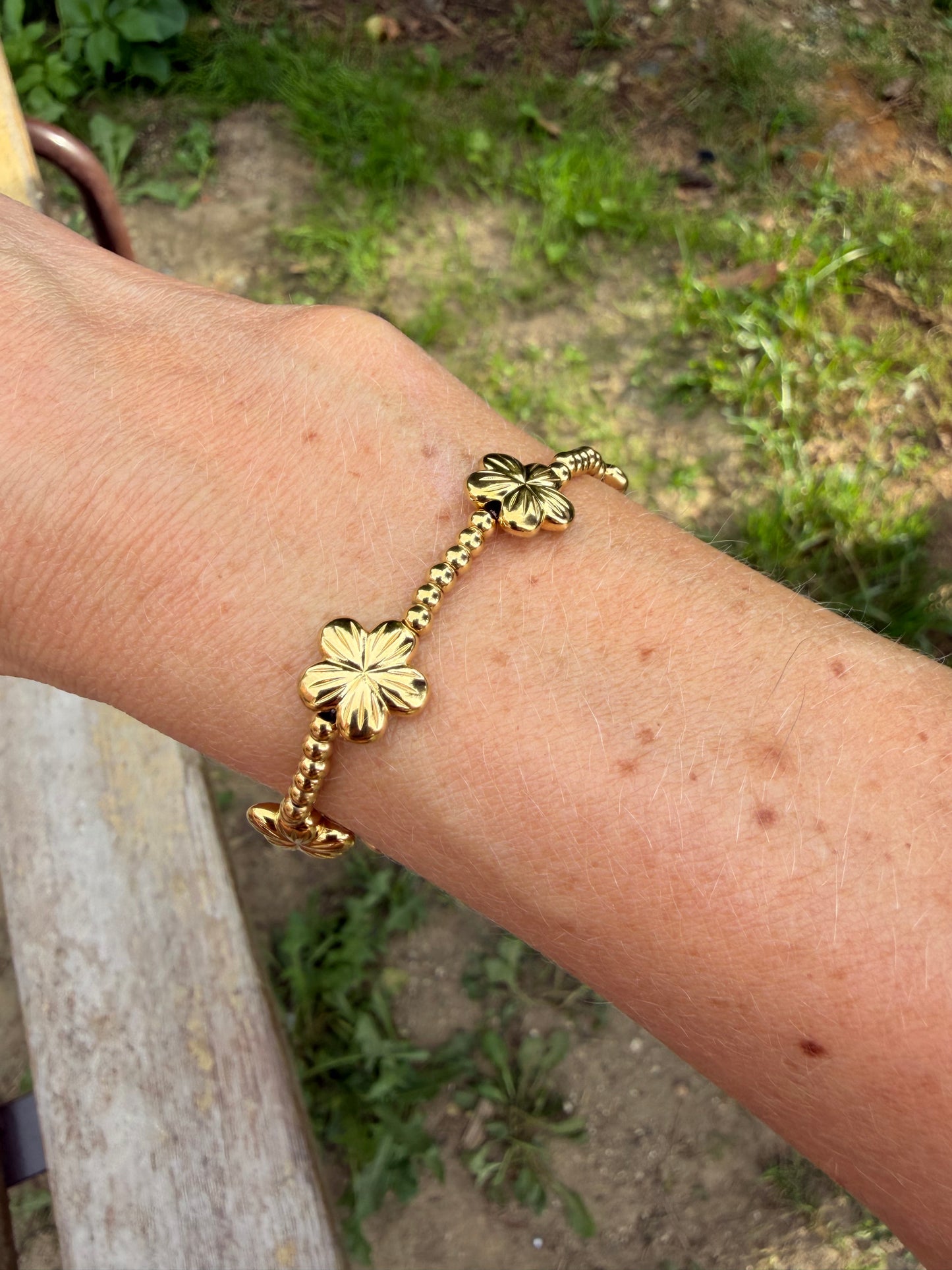 Bracelet Élastique Fleurs