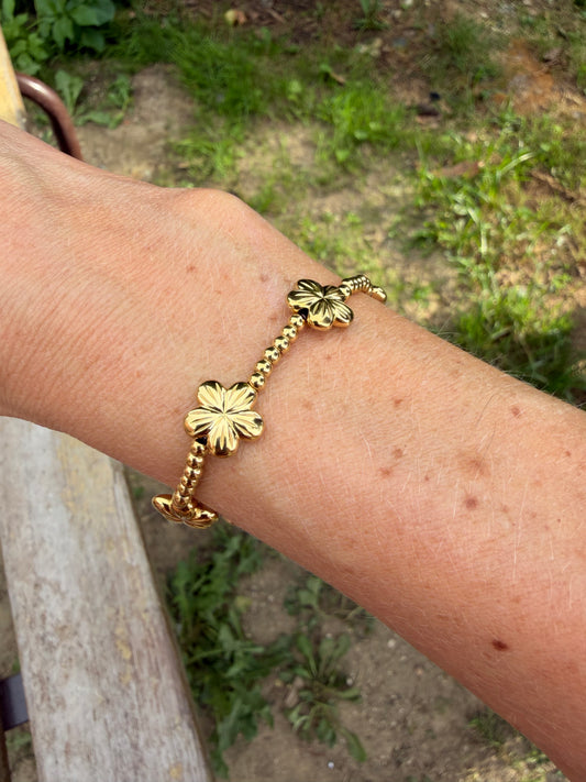 Bracelet Élastique Fleurs