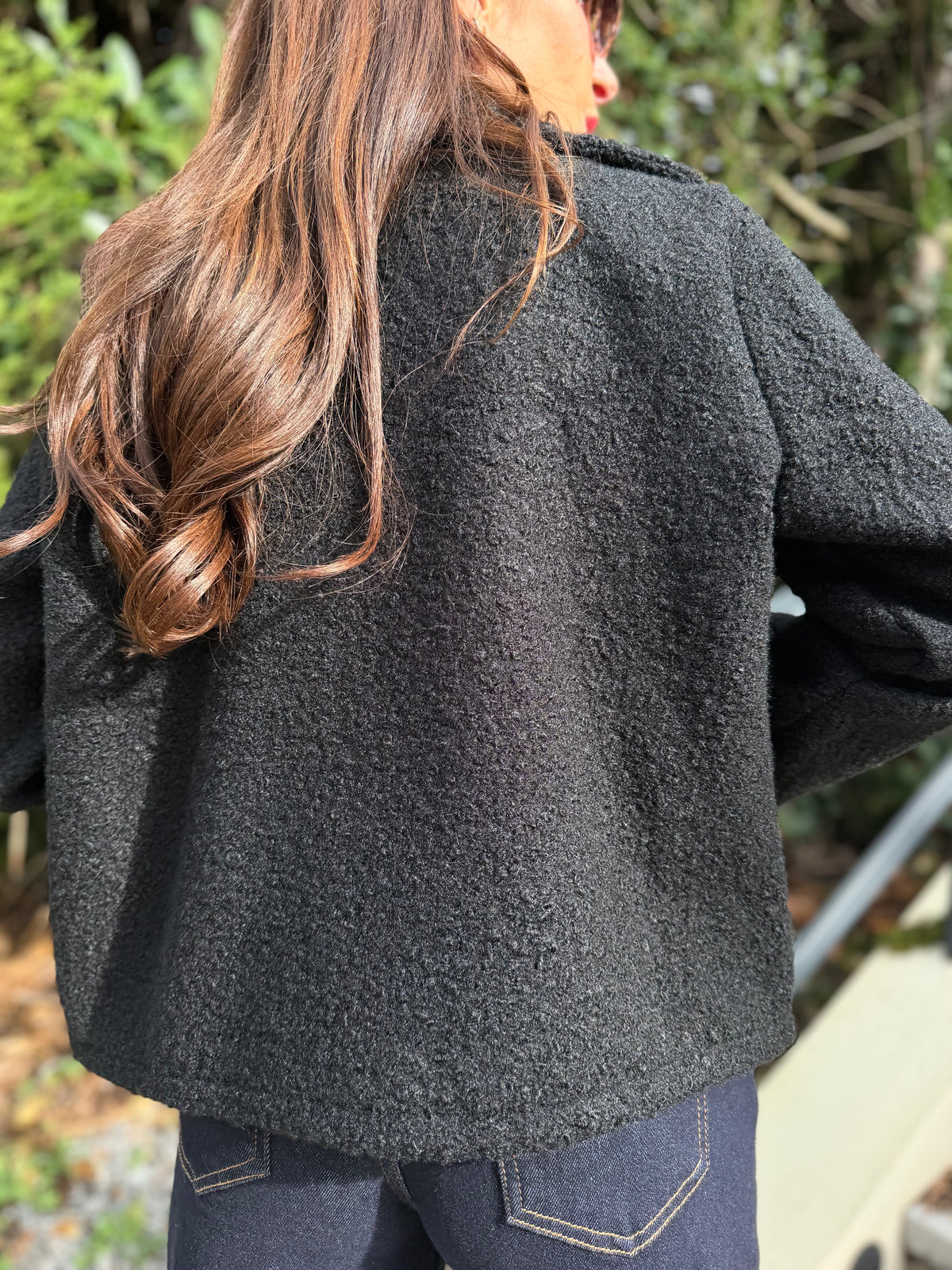 Veste Bouclette Noir