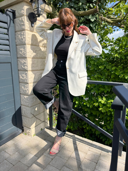 Blazer Premium Clou Ecru