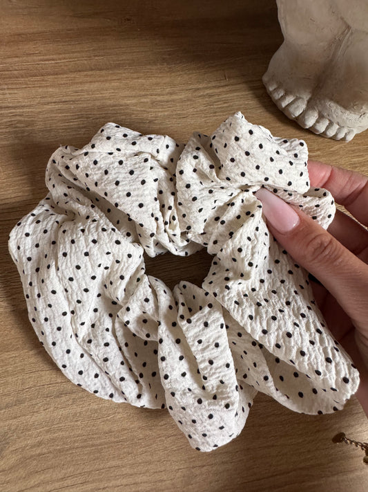 Chouchou Pois Écru