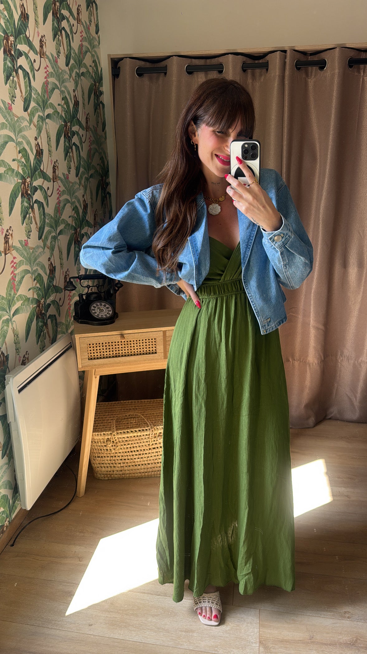 Robe Perle Pistache