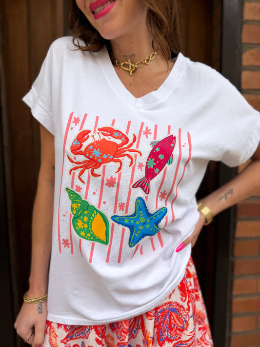T Shirt De La Mer