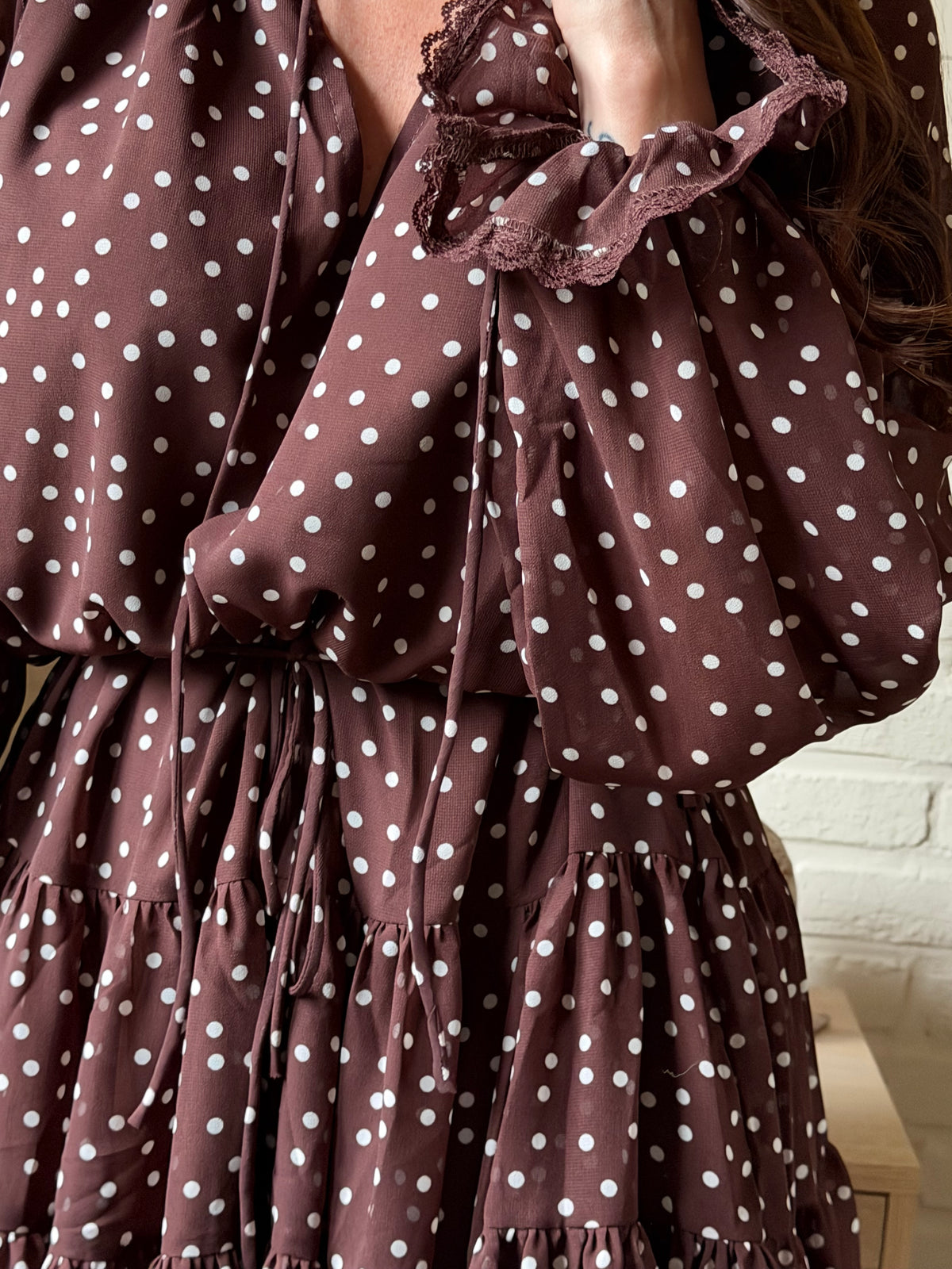 Robe Pois Chocolat New