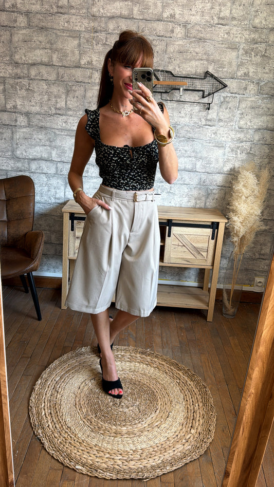 Short Bermuda Pince Taupe