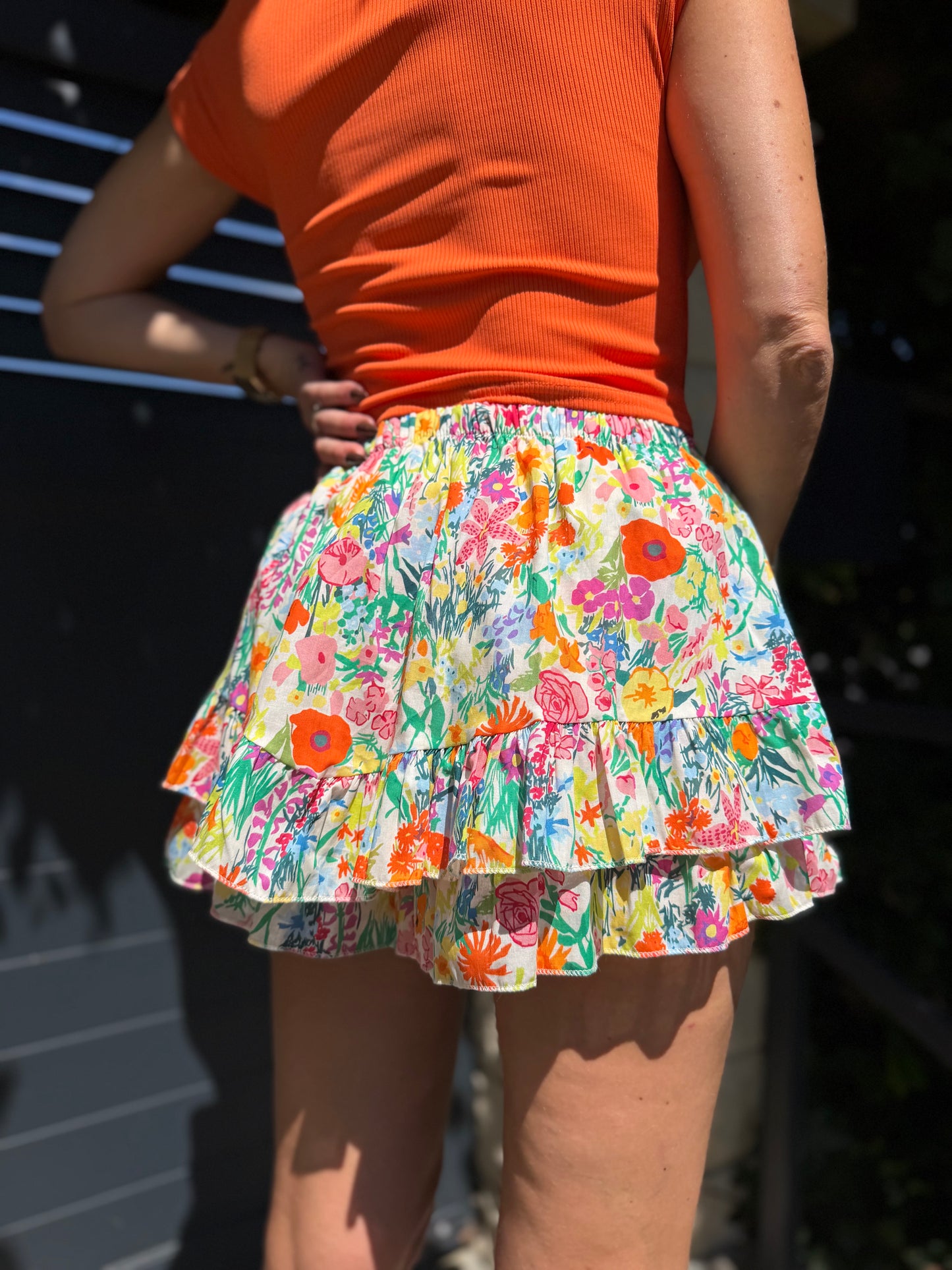 Jupe-Short Mia Orange