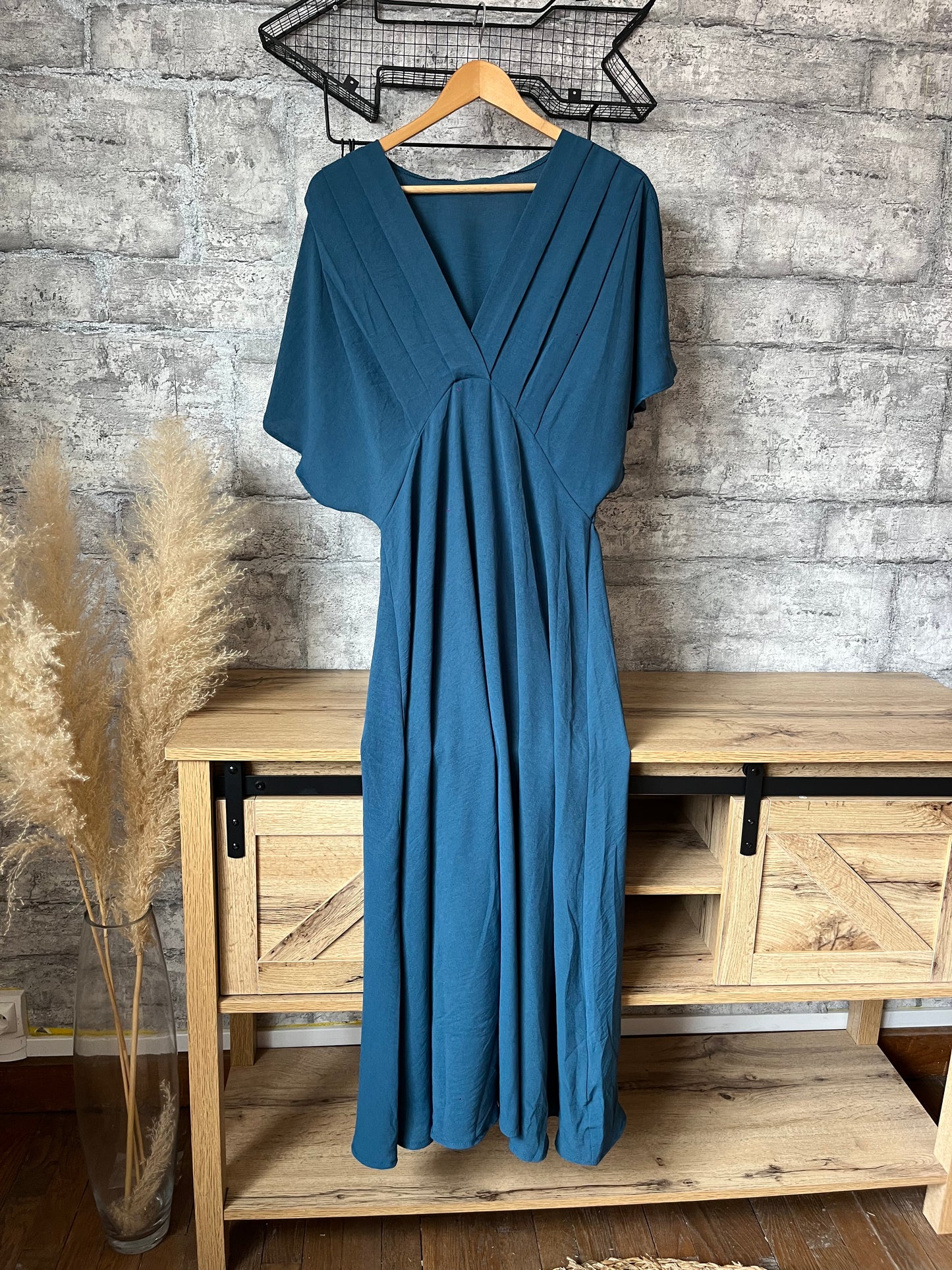 Robe Longue Coline Bleu Canard