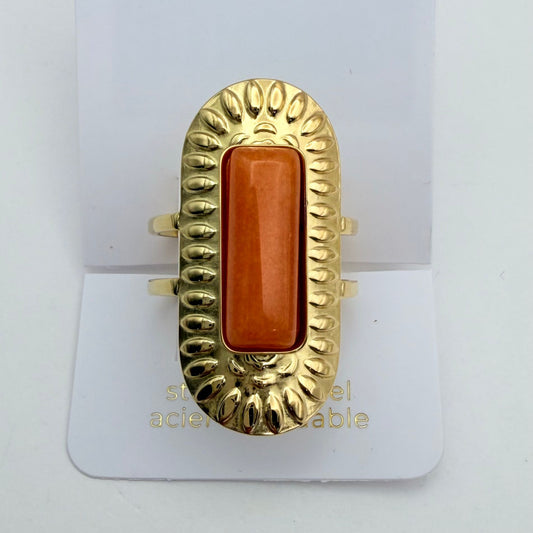 Bague Pierre Orange