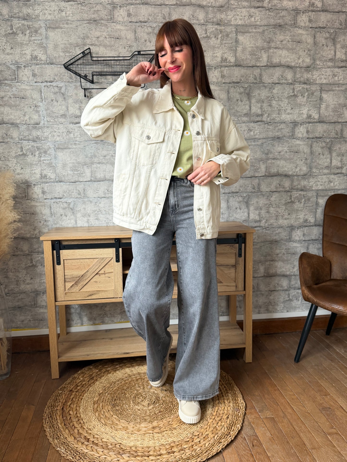 Veste Jean’s Écru